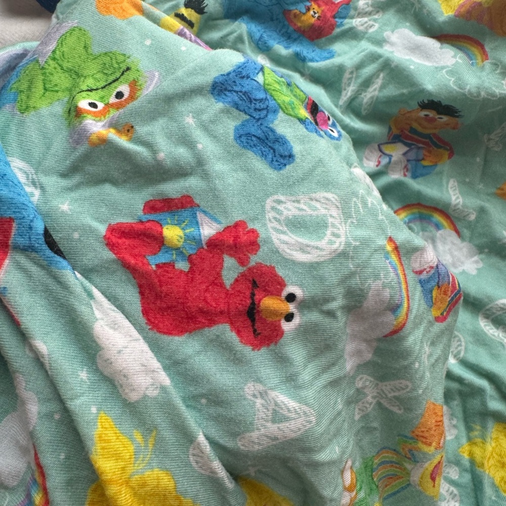 Little sleepies Sesame Street standard crib sheet - Picture 5 of 5